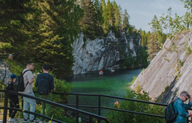 Чудеса мраморного каньона Рускеала -