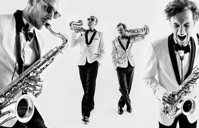 Концерт 2x2 Saxophone Quartet и Яны Дельмас в Ресторан-клуб с живой музыкой «Noisy River», Санкт-Петербург – Bilet.spb.ru