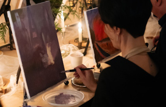 Мастер-класс «Картина за бокалом вина» в Школа искусств «Art Studio 8», Санкт-Петербург – Bilet.spb.ru